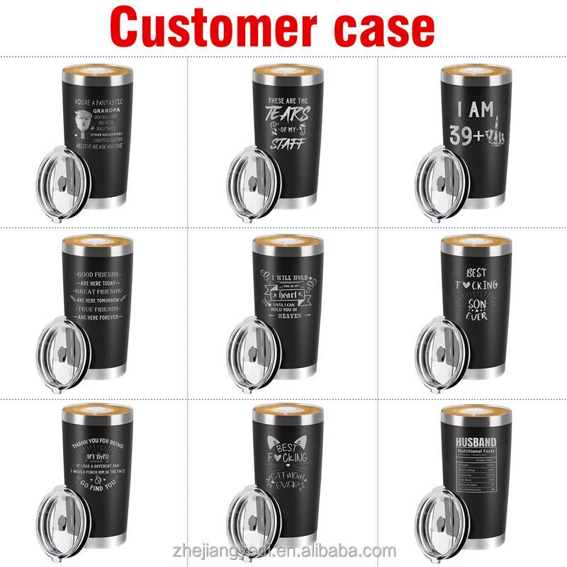Wholesale Bulk 10 Oz 20 Oz 30 Oz Double Wall Car Stainless Steel Modern Curve Cup With Lid Modern Coffee Car Cup