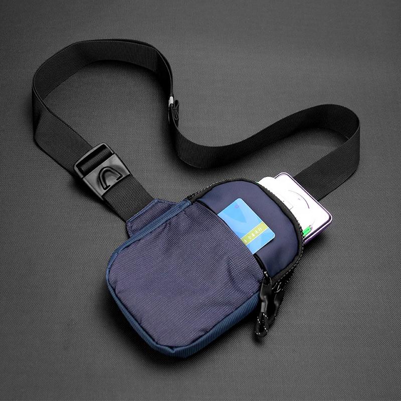 Newest Factory Customized Logo Fitness Men's Sling Bag Smart Side Casual Small Bag Crossbody Shoulder Sports Chest Bag