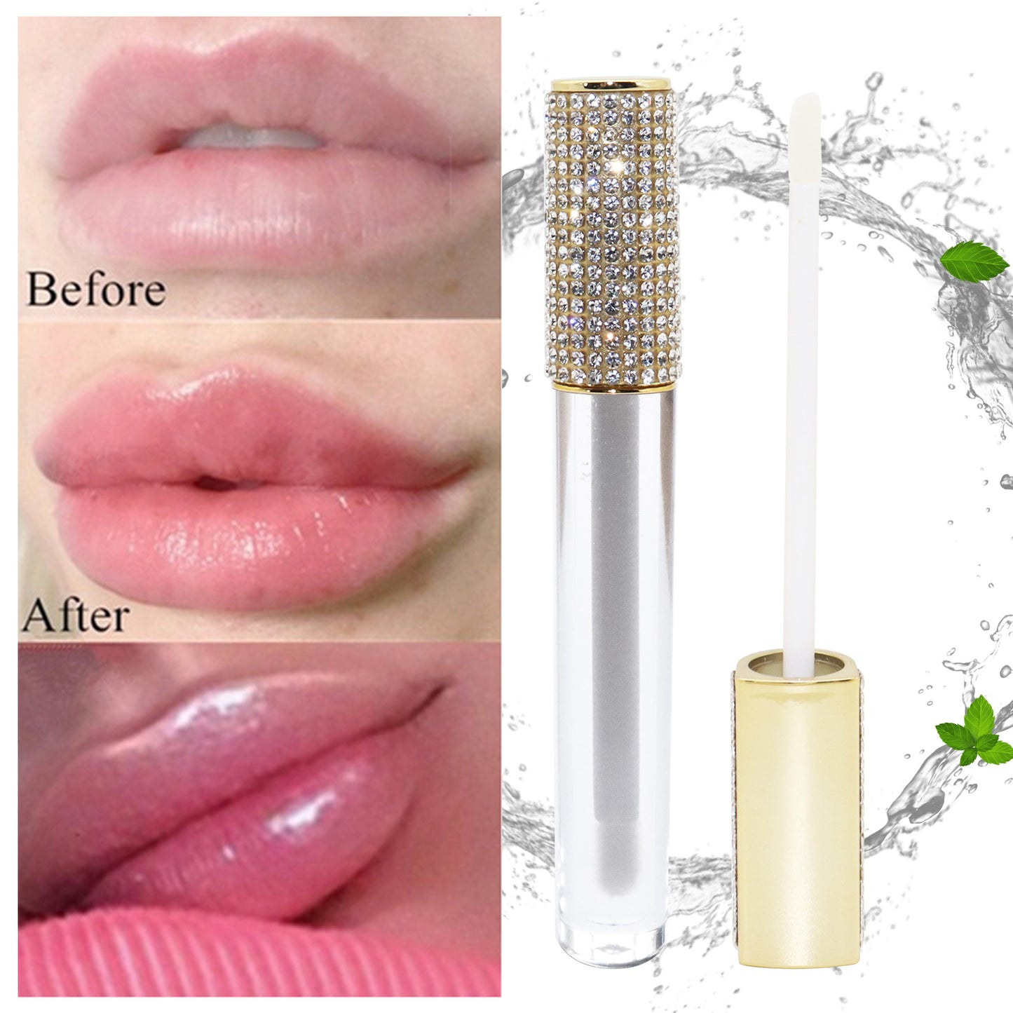 High Gloss Bright Full Lip Gloss Lip Gloss Liquid Lipstick Nude Lip Gloss Transparent