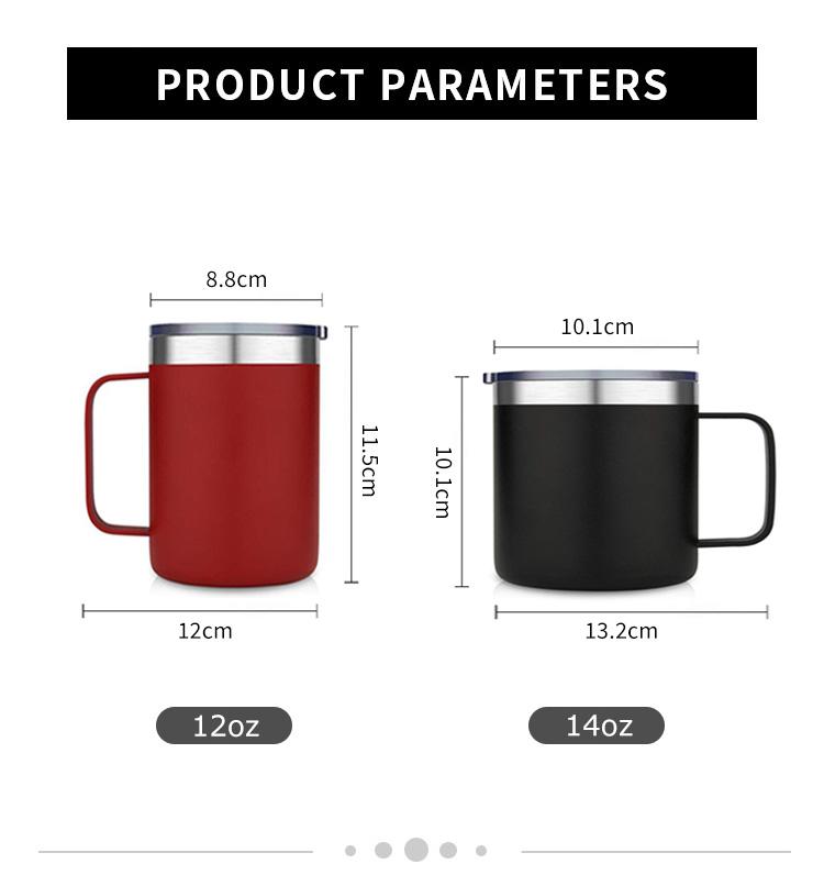 Vasos Original Insulated Coffee Cup Termos Beer Cup Tumbler Cooler Thermos Cup Stainless Steel Tumbler Cup 14 Oz