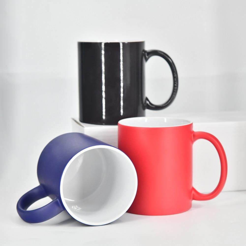 Wholesale USA Warehouse 11 Oz Sublimation Blank Ceramic Cup With Logo Custom Water Cup With Handle