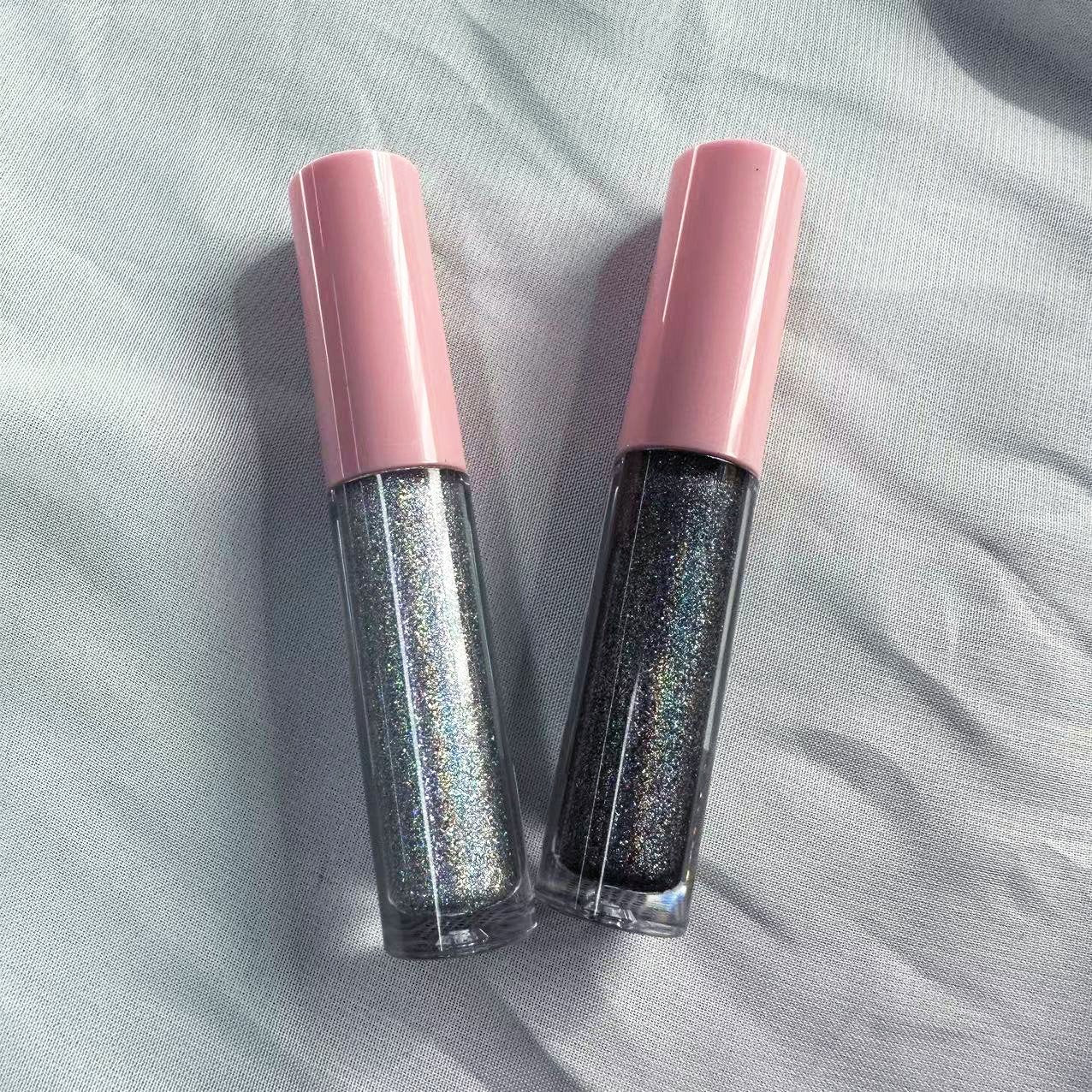 Wholesale OEM Diamond Lip Gloss Makeup High Gloss Hologram Glitter Lip Gloss