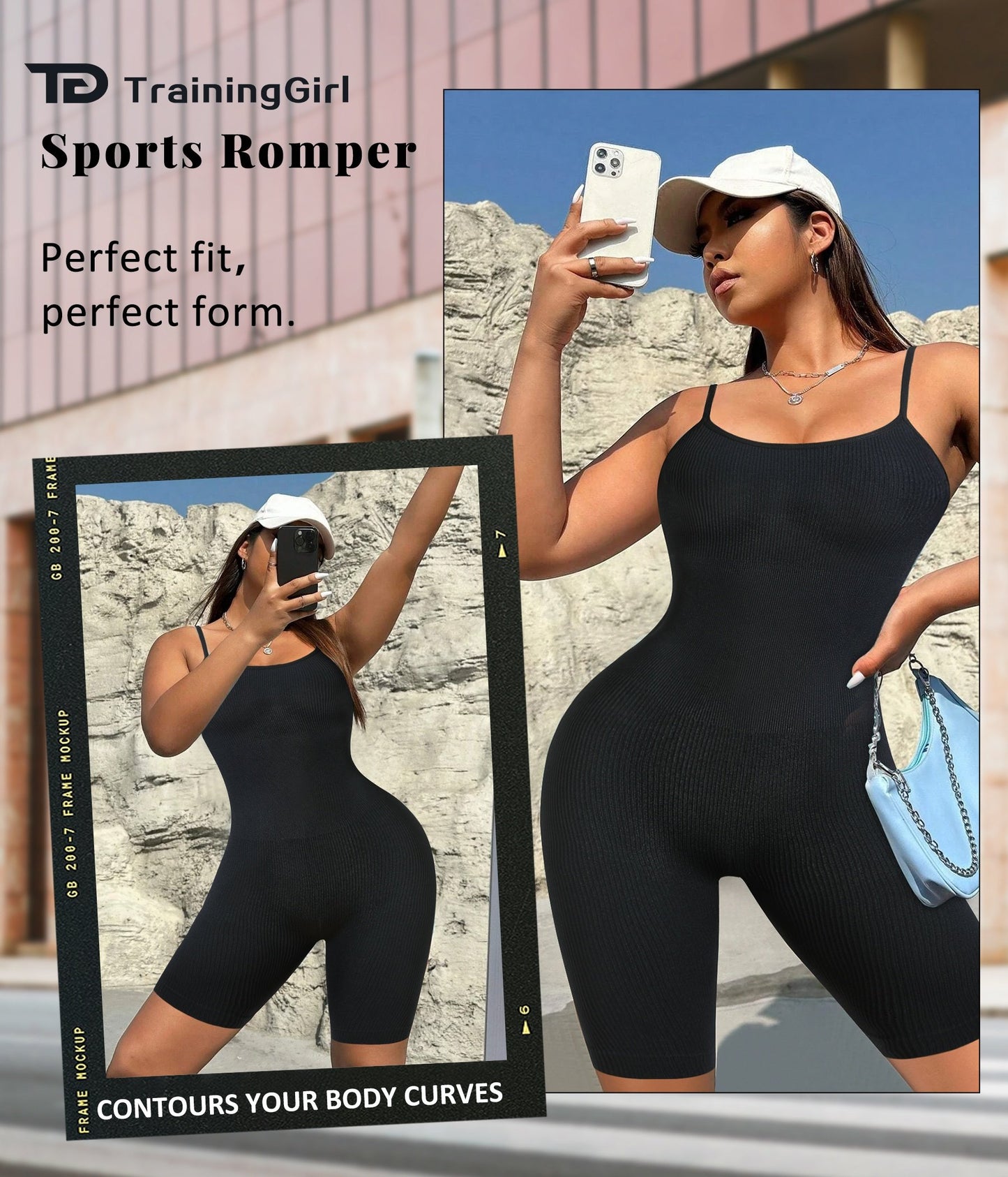 Women Seamless Yoga Jumpsuit One Piece Spaghetti Strap Tight Rib Sport Tight Sleeveless Fitness Jumpsuit