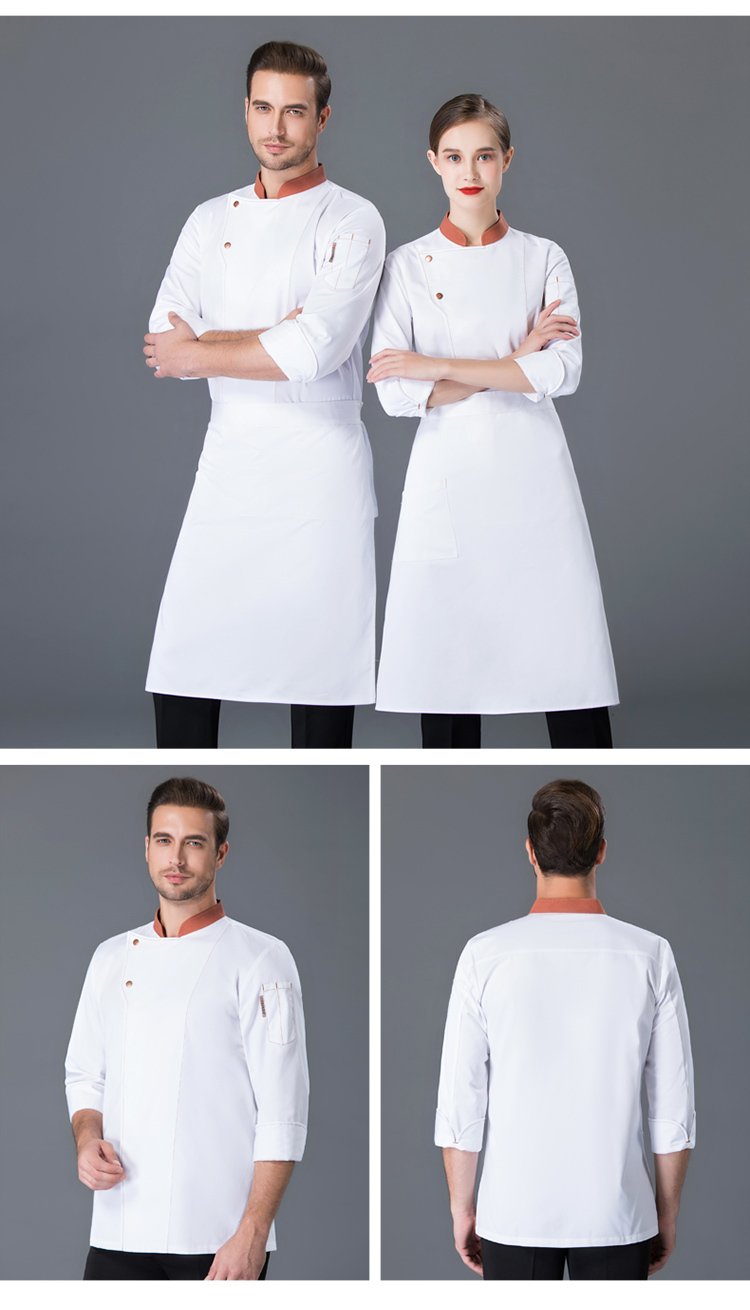 High Quality Winter Long Sleeve Fashion Restaurant Chef Coat Uniform Western Hotel Uniform Formal Restaurant Uniform
