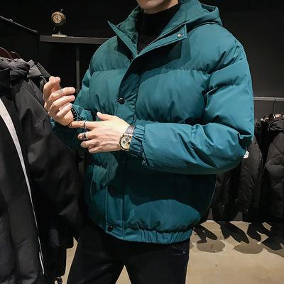 Custom Logo Winter New Fluffy Bread Suit Oversized Bubble Jacket Fluffy Down Jacket With Buttons
