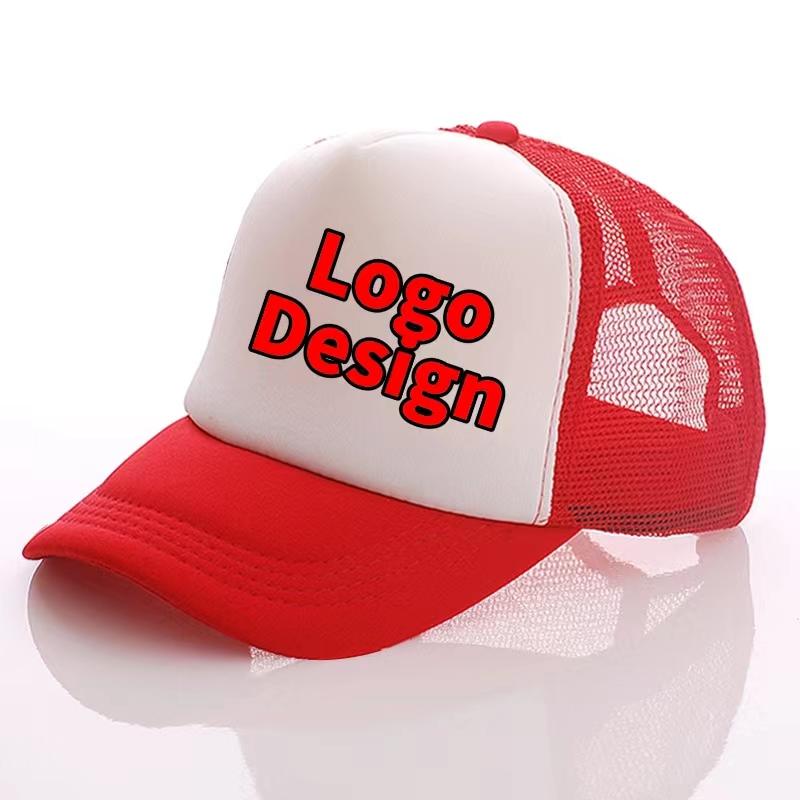 Custom Trucker Hat With High Quality Embroidery Screen Printing Logo Plain Foam Cap