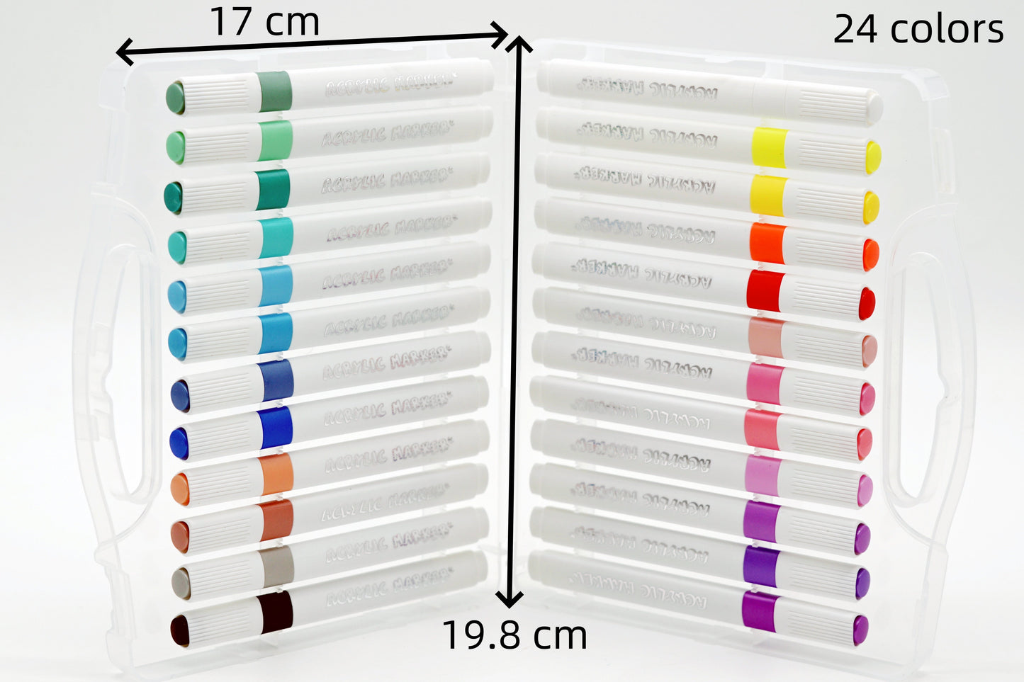 Cheap 36 Color Acrylic Marker Pen Suit Logo Printable Cellophane Acrylic Ceramic Acrylic Marker Pen