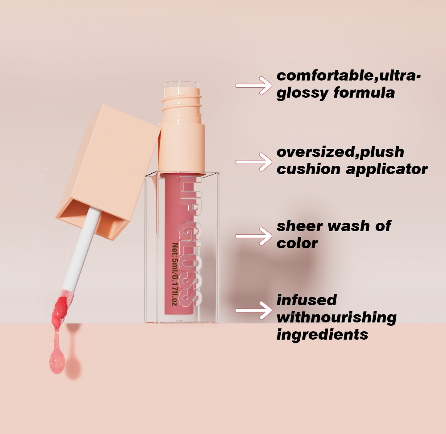 Lip Gloss Moisturizing Lip Gloss Hyaluronic Acid Moisturizing Gloss Lip Gloss