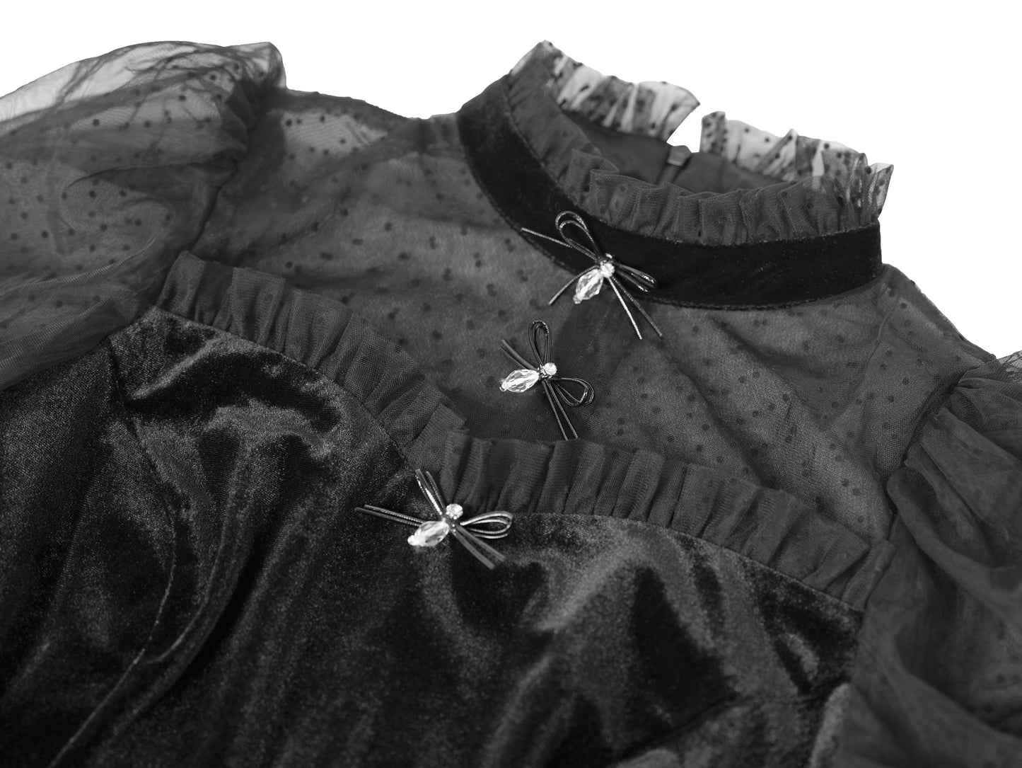 ZYHT 80381 New Long Sleeve Dress Women High Waist Line Lace Velvet Dress Women Unique Fashion Party Elegant Dress