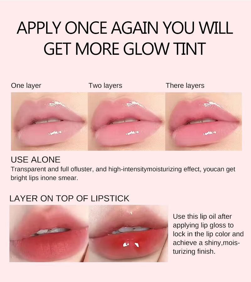 Sexy Women Lip Gloss Oil Color Dye Glaze Lasting Lipstick Butter Gloss Light Color Lipstick Shiny Pure Lip Cup
