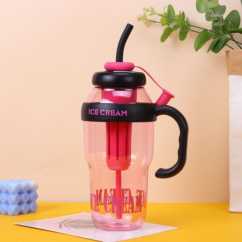 Large Capacity 40 Oz Tumbler With Handle And Straw Water Bottle With Infuser Best Selling Product 2024