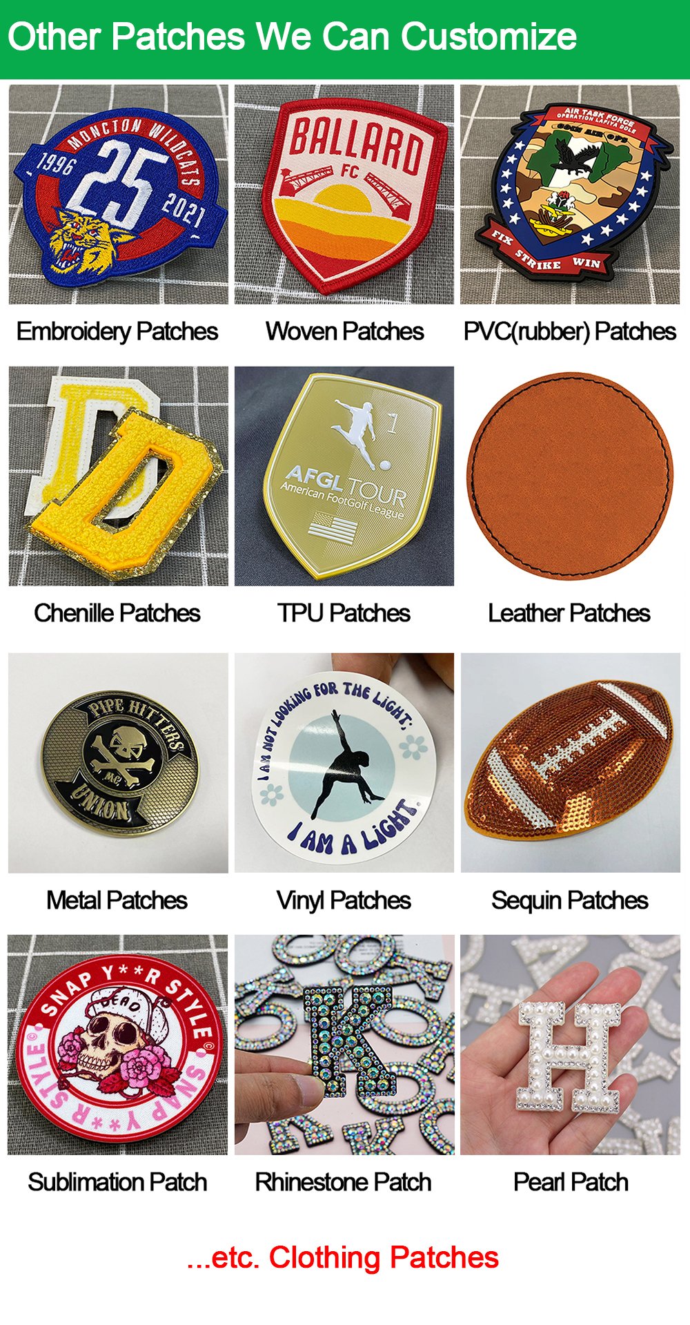 Hat PVC Patch Custom Logo Hot Press Sewing Iron Embossed Rubber Badge Silicone Soft 2D 3D Rubber PVC Patch Clothing