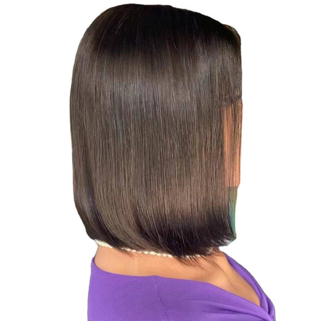No Glue Straight Wave Wave Real Brazil Hair Set 13*4 Lace Front Kink Texture Light Brown High Definition Lace Remy Hair Grade Raw Material