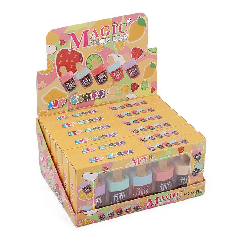 BJL01B Moisturizing Cute Vegetarian Makeup Magic Lip Gloss Organic Lasting Ice Cream Lip Gloss Wholesale Bulk Makeup Lip Gloss