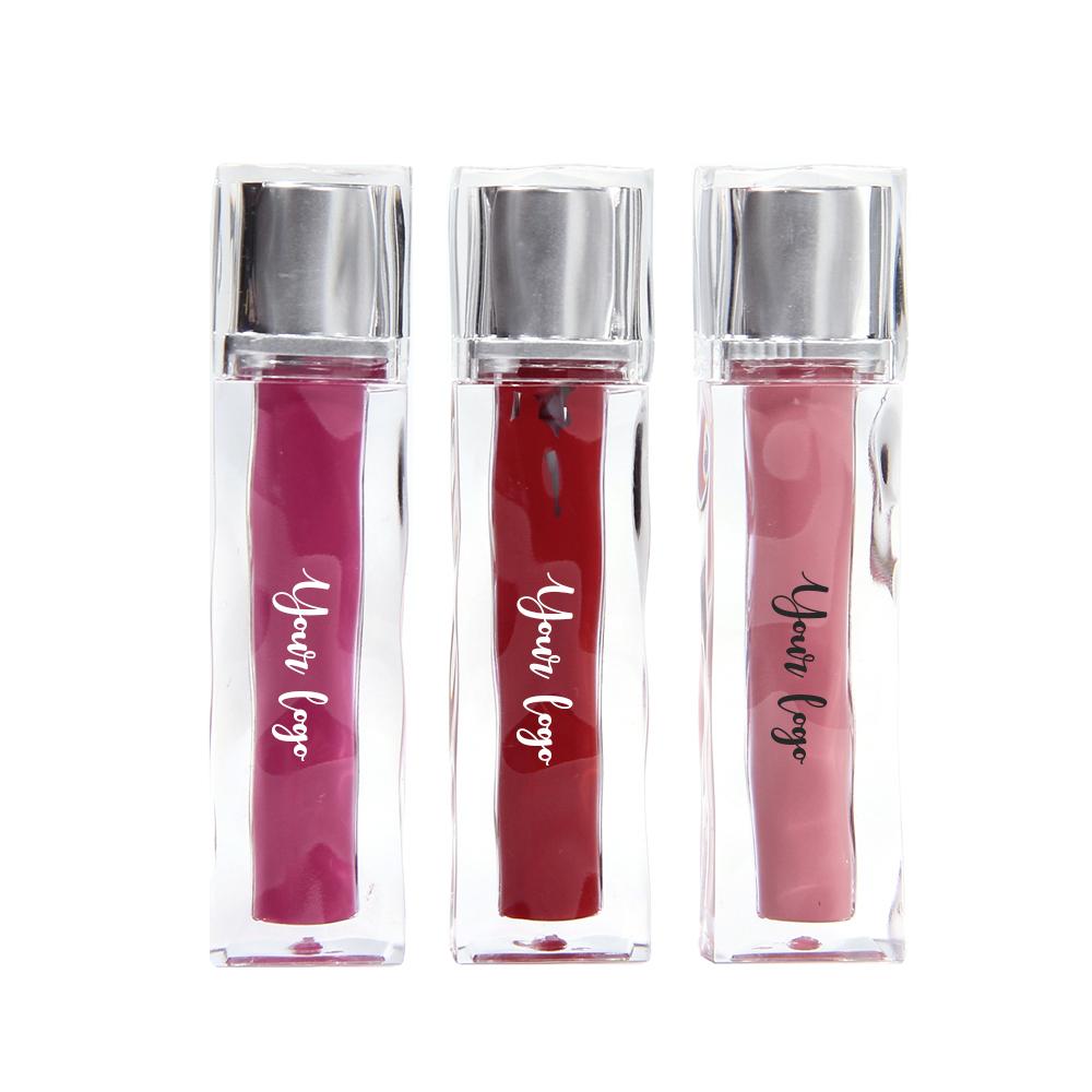 Private Label Lip Gloss Supplier Gloss Transparent Shiny Lasting Lip Gloss Suit