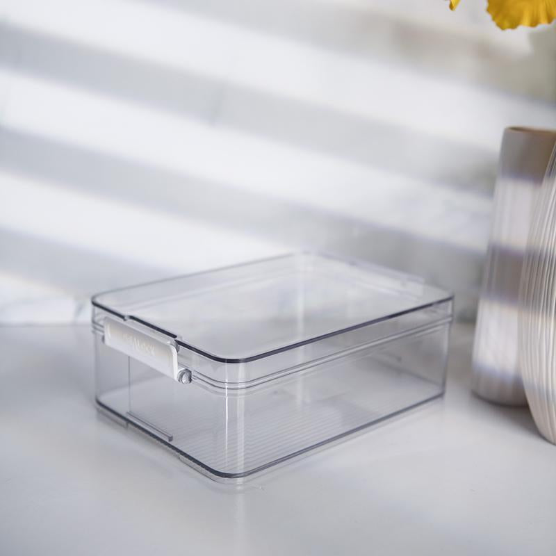 Aspire Hot Sale Plastic Kitchen Storage Box Container Space Saving Storage Basket