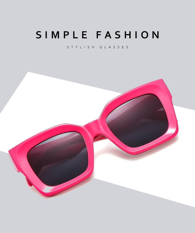 New Listing Retro Women Sunglasses Retro Style Brand Design Box Metal Decorative Sunglasses UV400