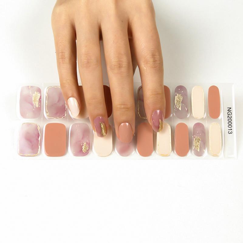 2025 Wholesale Amazon Best Selling New Brand UV Gel Nail Polish Nail Wraps Gel Varnish Nail Polish Sticker