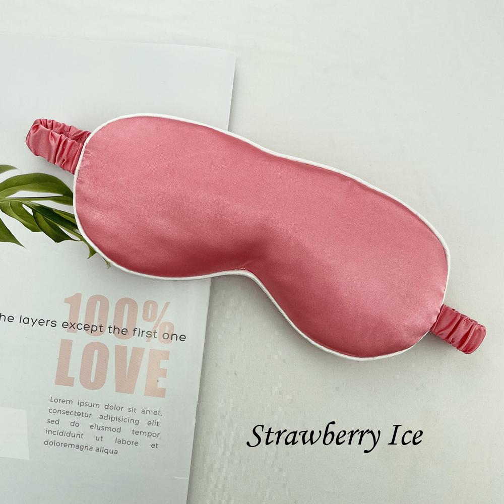 Ready To Ship Smooth And Soft Silk Satin Sleep Eye Mask 35 Color In Stock Wholesale Generation Eye Mask And Accessories