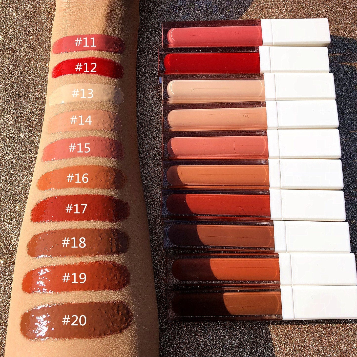 New Makeup Lip Gloss Cosmetics Liquid Vegetarian Organic Gloss Plump Fruit Nude Transparent Custom Private Label Lip Gloss