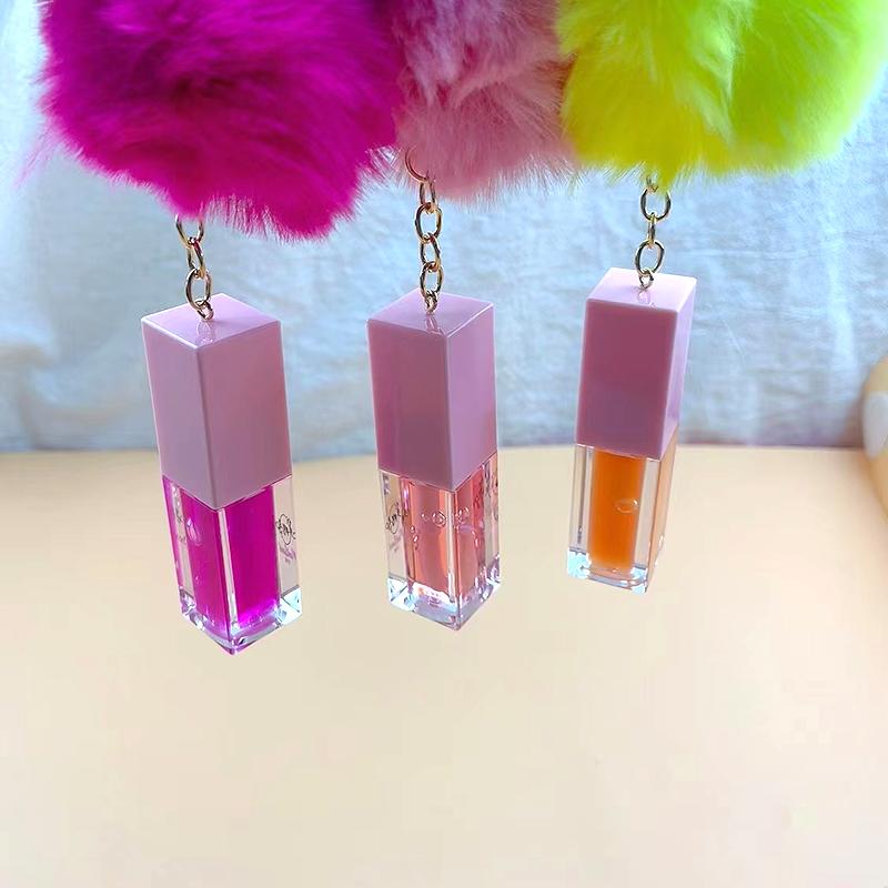 Wholesale Mini Plump Moisturizing Tone Magic Lip Oil Vegetarian Fruit Shimmer Lip Oil Private Label Liquid Clear Lip Gloss