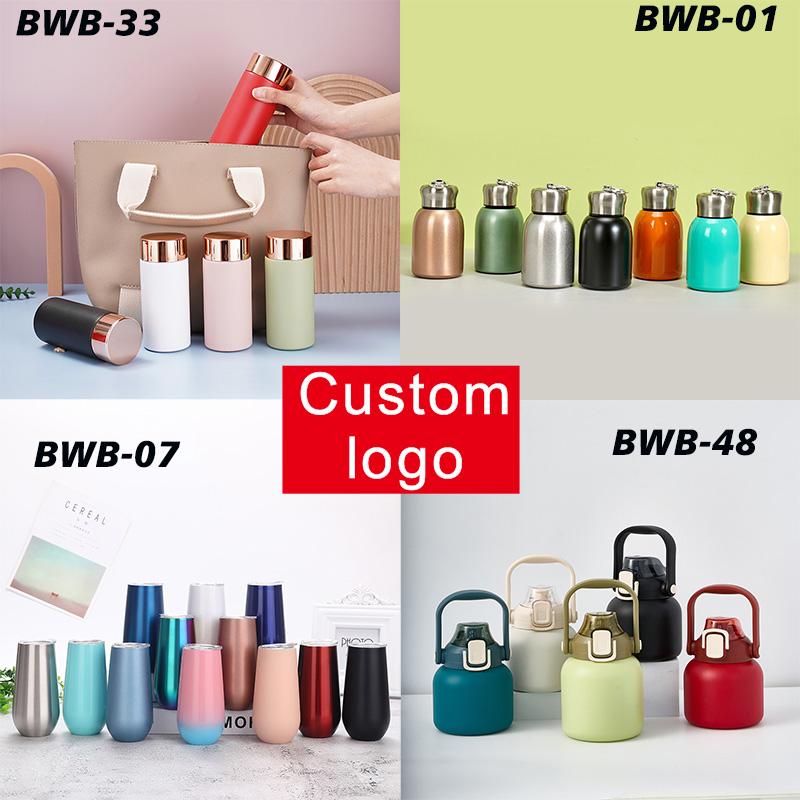 Custom Logo Gift Cup New 2024 Ceramic Logo Plastic Straw Stainless Steel Cup Variety Of Promotional Cups