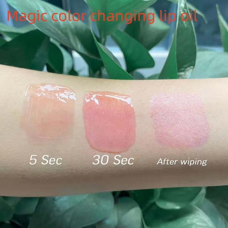 Big Brush 34 Color Changing Lip Oil Pigment Magic Moisturizing Seasoned Fruit Transparent Vegetarian Pink Lip Gloss Lip Gloss