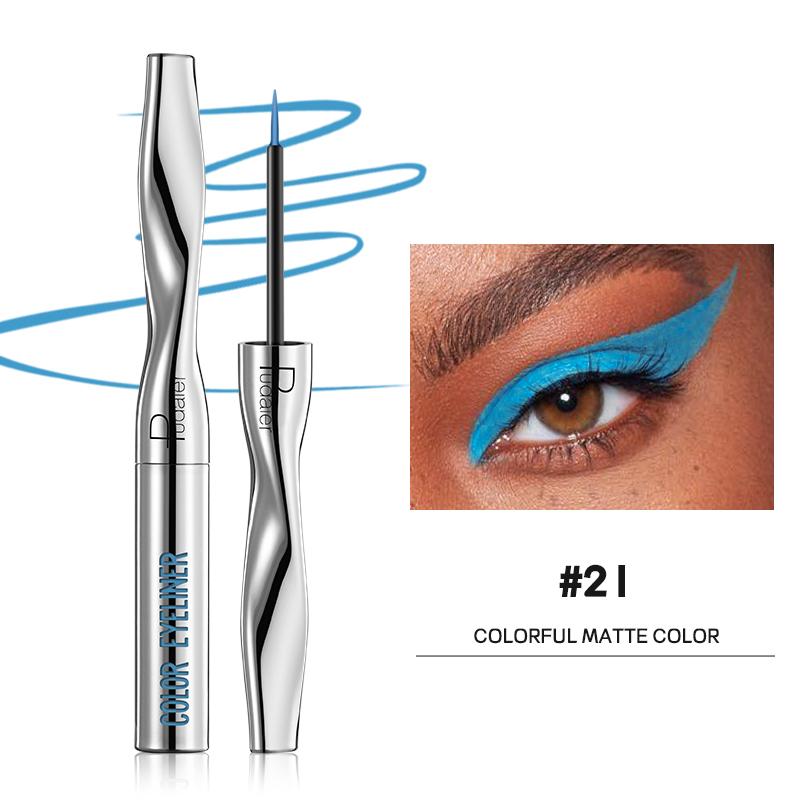 Wholesale Matte Eyeliner Lasting Waterproof Vegetarian Color Eyeliner Pencil Quick Dry Liquid Eyeliner Private Label