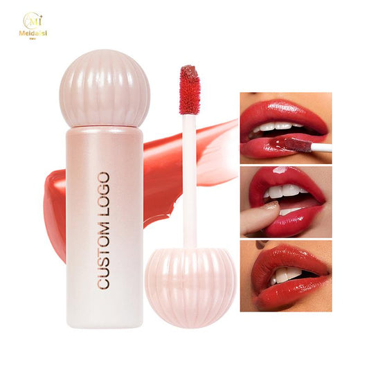 Cosmetics Manufacture High Quality Unique Mirror Vegetarian Lip Gloss Customized Logo Nude Color Lip Gloss Lip Gloss Liquid Lip Balm