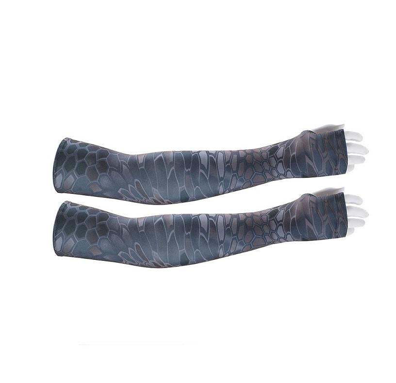 Wholesale Adult Cooling Arm Sleeve Long Finger-free Gloves Non-slip Sunscreen Arm Sleeve