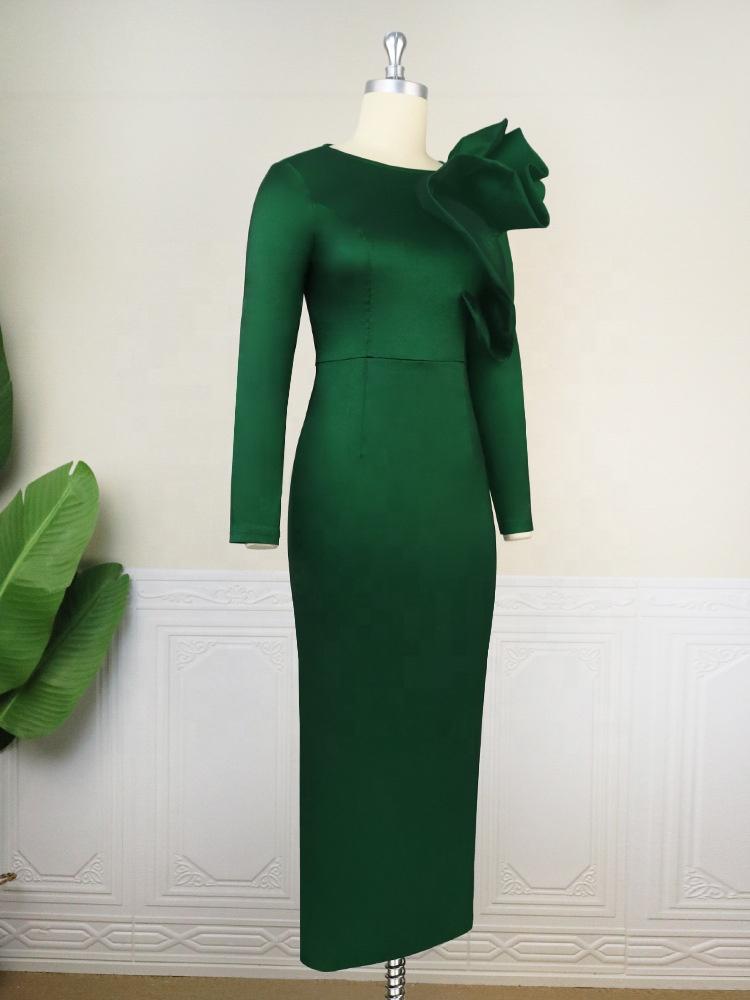 Women 2025 Ruffled Evening Gown Evening Gown Women Evening Gown Elegant Prom Gown