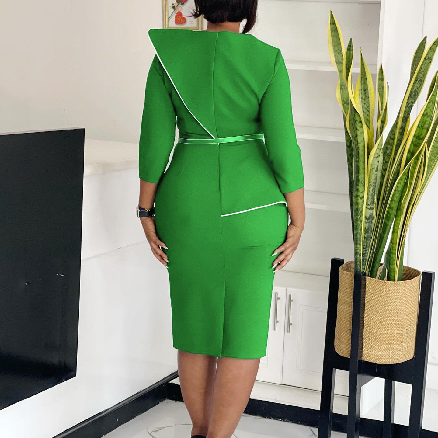 2025 Latest Design Spring Women's Casual Elegant O Collar Long Sleeve Office Women's African Women's Clothing