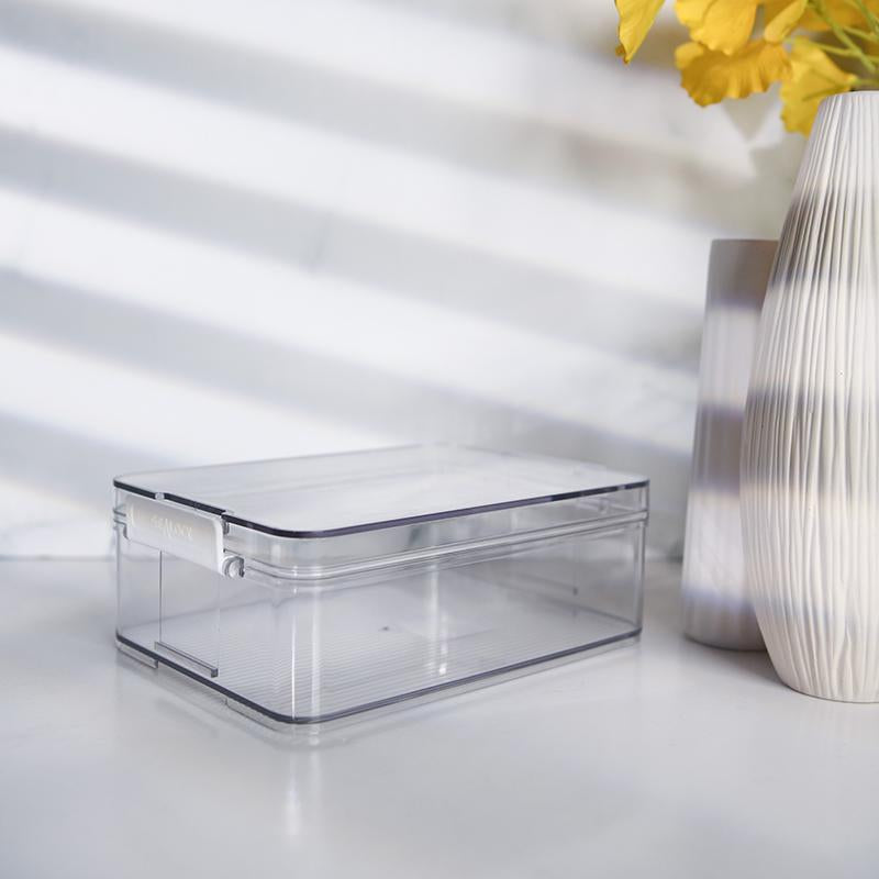 Aspire Hot Sale Plastic Kitchen Storage Box Container Space Saving Storage Basket