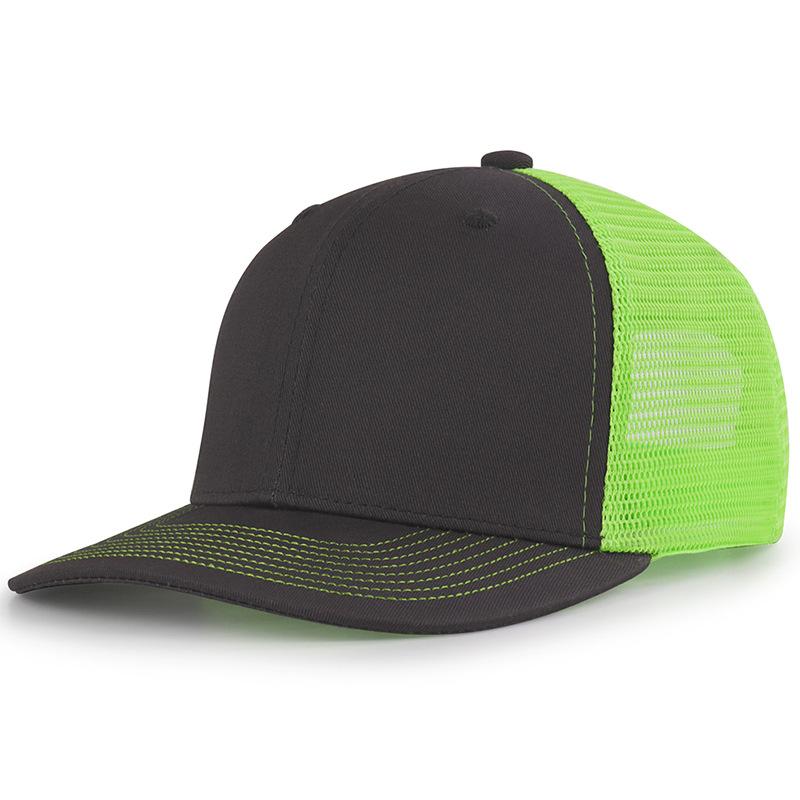 Customized Logo Unisex Blank Shape Fit Cap 112 Truck Drivers Cap High Quality Mesh Cap Ordinary Men's Sun Hat