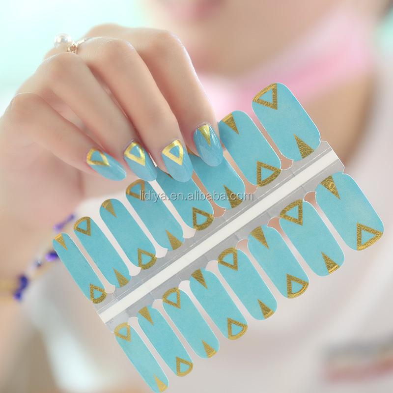 Latest Design And Fashion Custom 3d Nail Sticker Decal