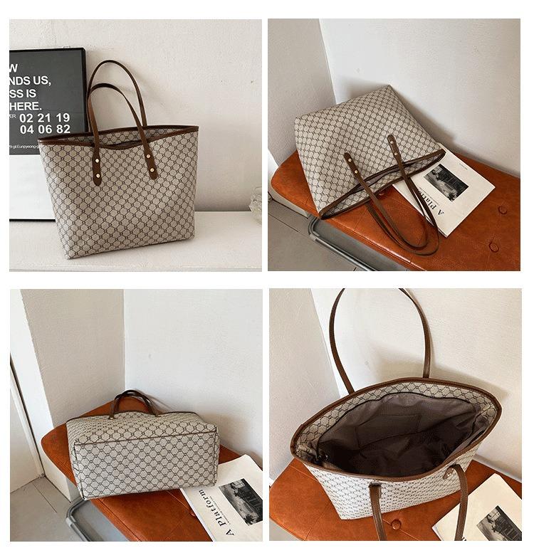 Top Fashion Women Brand Printed Luxury Bag Handbag PU Shoulder Bag Women's Large Capacity Handbag
