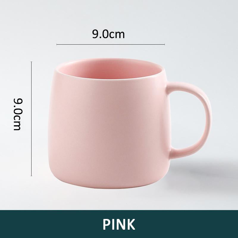 Custom 15 Oz Matte Ceramic Coffee Cup Wholesale Large Porcelain Drink Personalized Christmas Cup With Logo Printed Tea Cup