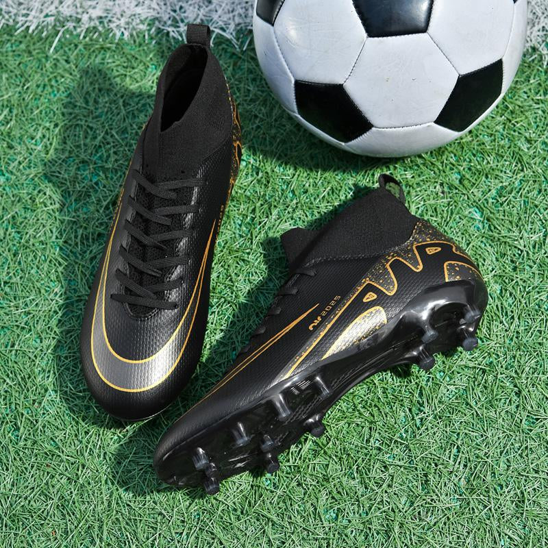 Factory High Quality Men's FG Grass Training Football Shoes New Fashion Football Summer Spring 33-45 Rubber Kids Boys