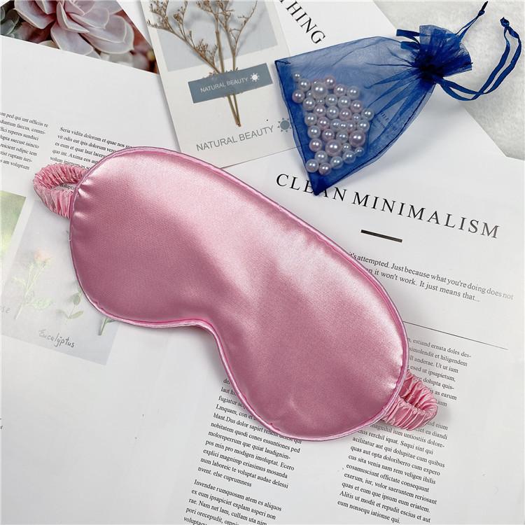 BELLEWORLD Wholesale Hot Sale Design Custom Logo Eye Mask Accessories Multi-pin Colorful Silk Satin Night Sleep Eye Mask