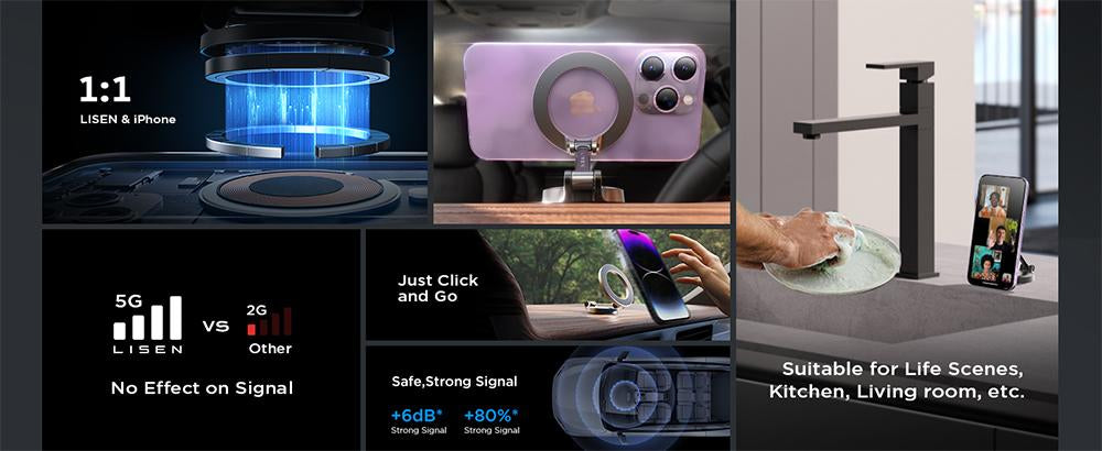 2023 Factory Wholesale Magsafe Car Phone Holder For IPhone 14 Pro Max