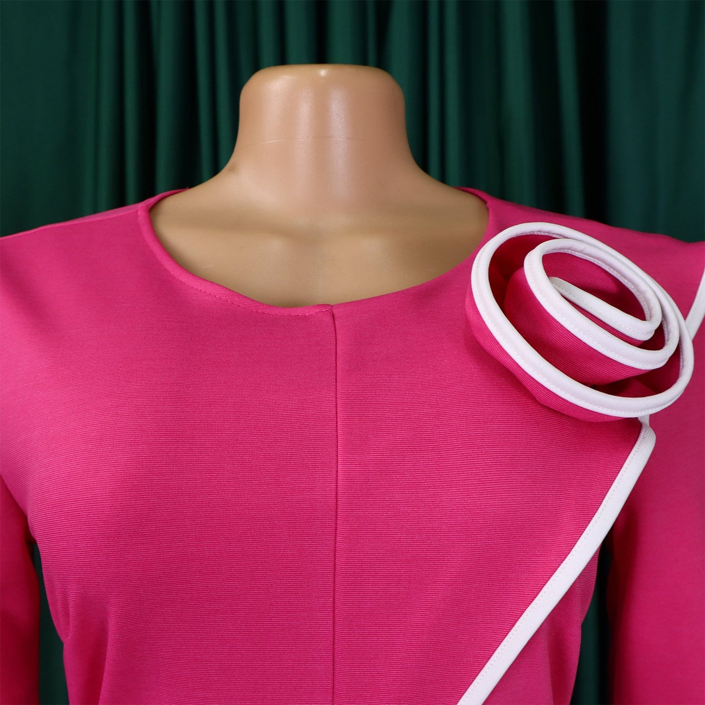 2025 Latest Design Spring Women's Casual Elegant O Collar Long Sleeve Office Women's African Women's Clothing