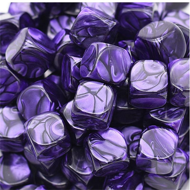 Udixi Custom Dice D6 Logo 16mm Acrylic Polyhedron Rounded Rpg DndPlastic Casino Blank Dice