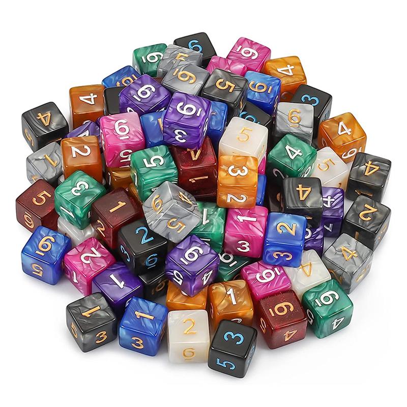 Manufacturer Bulk D6 Face 12mm 16mm 19mm 22mm Dice Plastic Resin Engraving Dnd & D Game Polyhedron Custom Dice