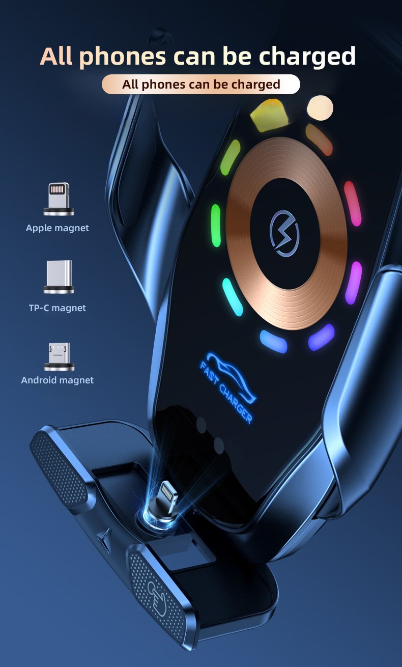Wireless Car Charger Fast Charging Mobile Phone Holder Car Aromatherapy Holder Mobile Phone Holder Wireless Charger Mobile Holder