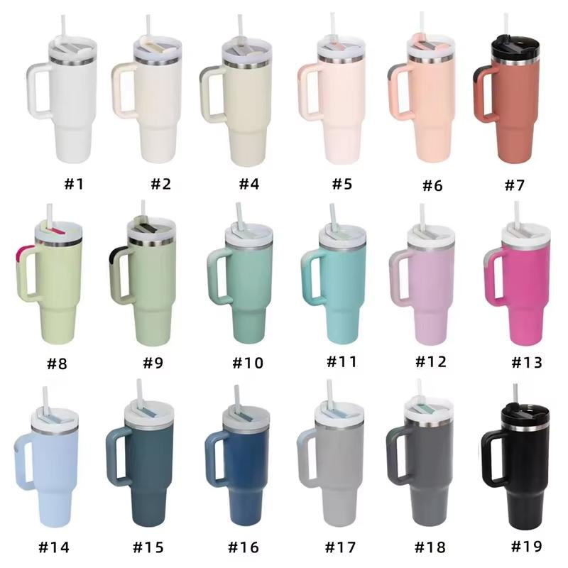 Custom 40 Ance Cup Adventure Stainless Steel Double Wall Vacuum Metal Travel Coffee Cup 40 Oz Tumbler With Handle