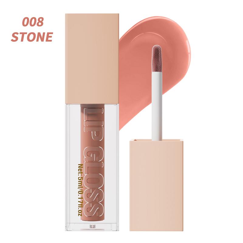Manufacturer Luxury Cosmetic Gloss Transparent Lip Glaze Wholesale Bulk Glitter Lip Gloss