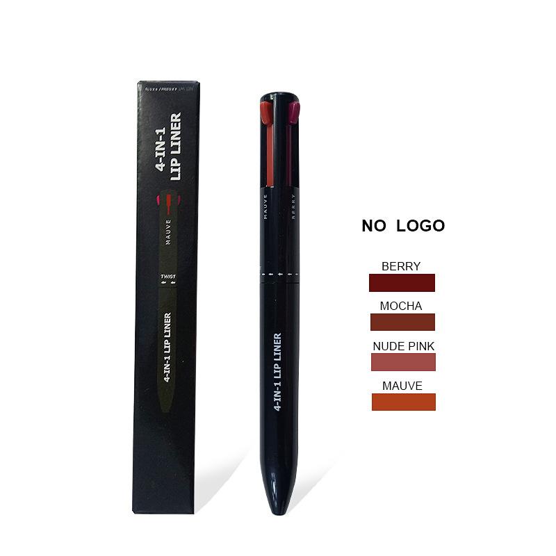 Multi-effect 4-in -1 Eyeliner Vegetarian Cruelty-free Black Waterproof Cream 4 Color Eyeliner Multifunctional Eyeliner