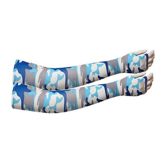 Wholesale Adult Cooling Arm Sleeve Long Finger-free Gloves Non-slip Sunscreen Arm Sleeve