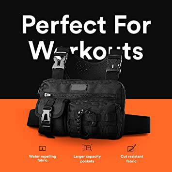 Wholesale Exercise Bike Hiking Tactical Inspired Sports Utility Chest Bag Chest Bag With Built-in Mobile Phone Holder