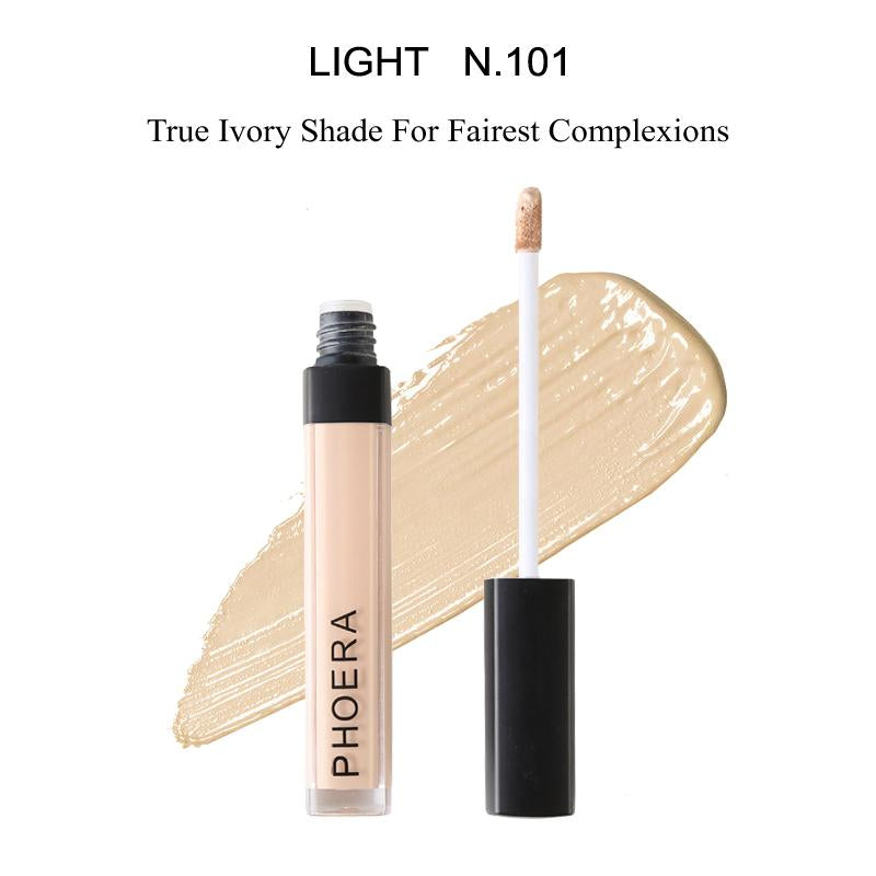 PHOERA Full Cover Liquid Concealer Base Maquiagem Matte Concealer Maquillaje